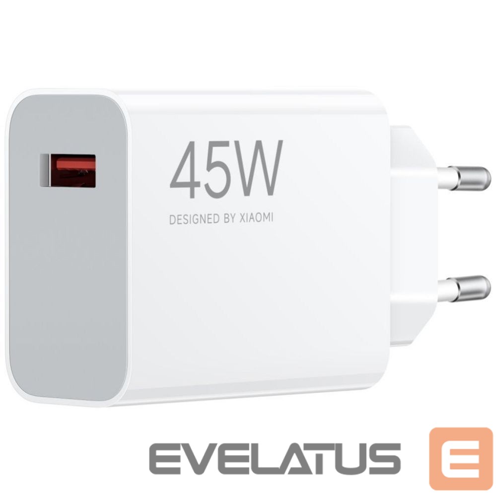 Adapteris Xiaomi XIAOMI original charger USB A QC3.0 4.1A 45W MDY-17-EF white bulk
