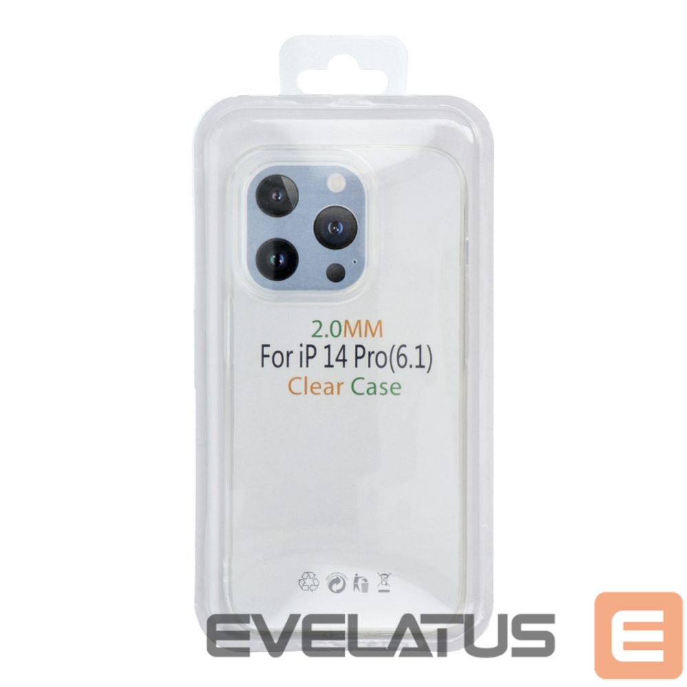 Aizmugurējais vāciņš OEM - Case for iPhone 7 / 8 / SE 2020 / SE 2022 Clear Case 2 mm Box transparent