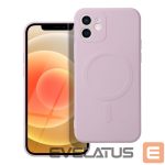 Aizmugurējais vāciņš OEM - Case for iPhone 12 MINI Silicone Mag Cover compatible with MagSafe (camera protection) pink 
