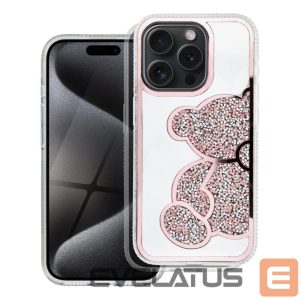 Aizmugurējais vāciņš OEM - Case for iPhone 17 Pro Max / 18 Pro Max (low camera edge) Teddy Bear pink 