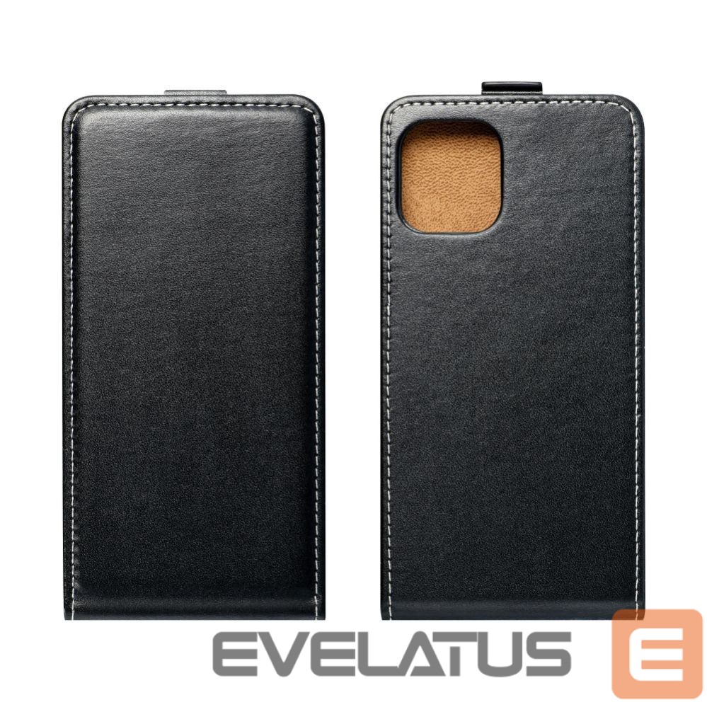 Atveramie maciņi OEM - Vertical flip case for Samsung S25 FE Slim Flexi Fresh czarne