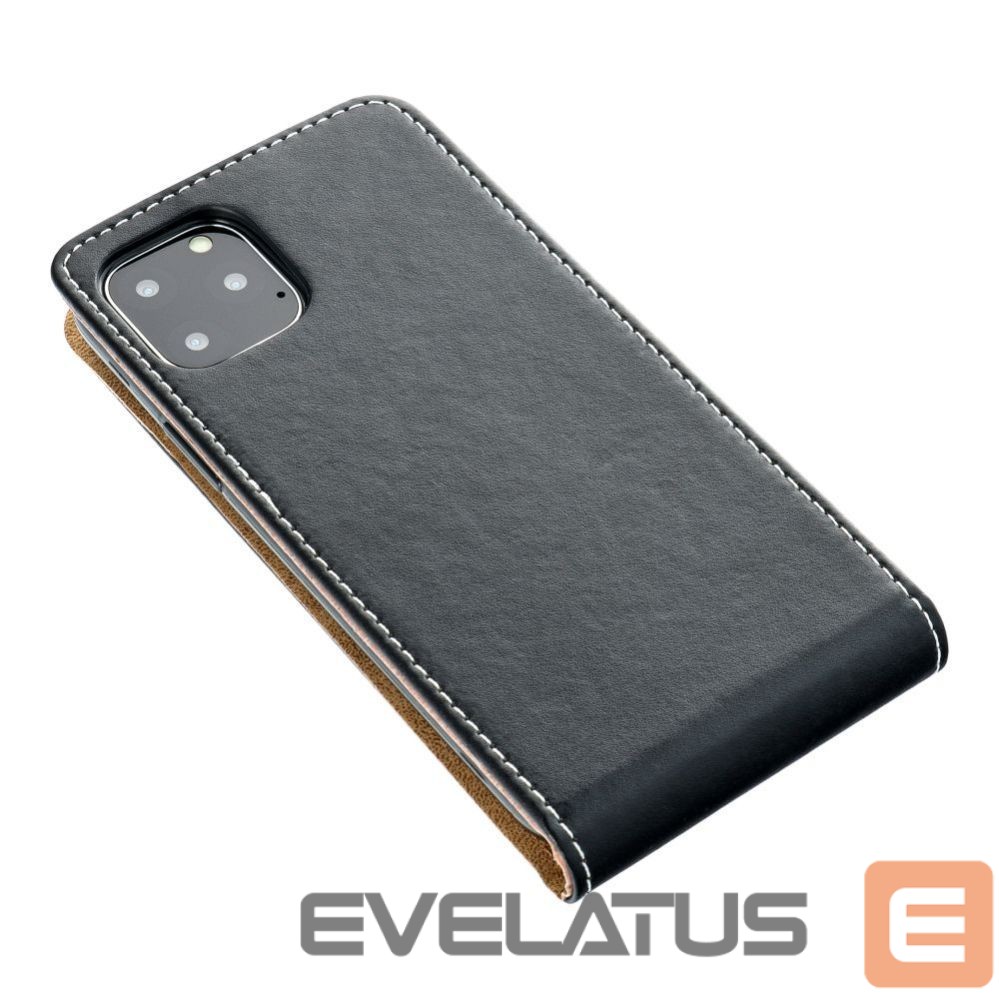Atveramie maciņi OEM - Vertical flip case for Samsung S25 FE Slim Flexi Fresh czarne