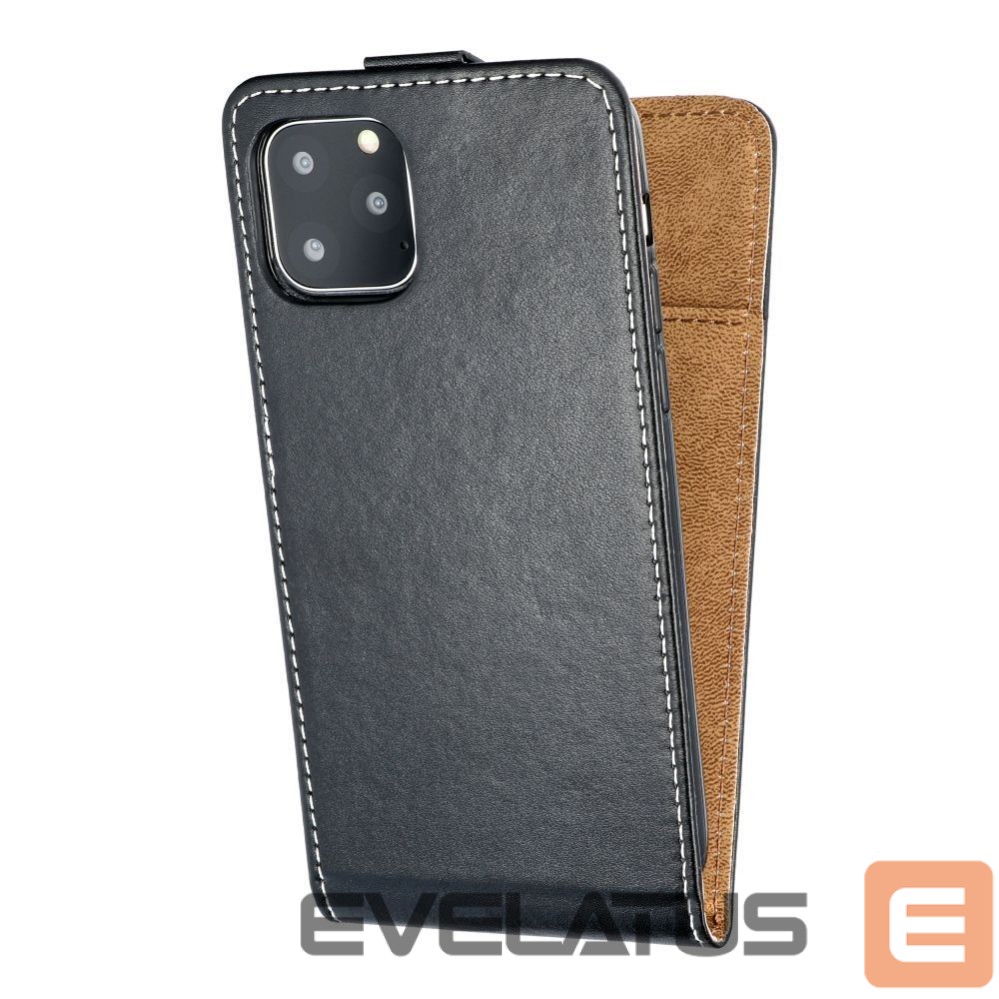 Atveramie maciņi OEM - Vertical flip case for Samsung S25 FE Slim Flexi Fresh czarne