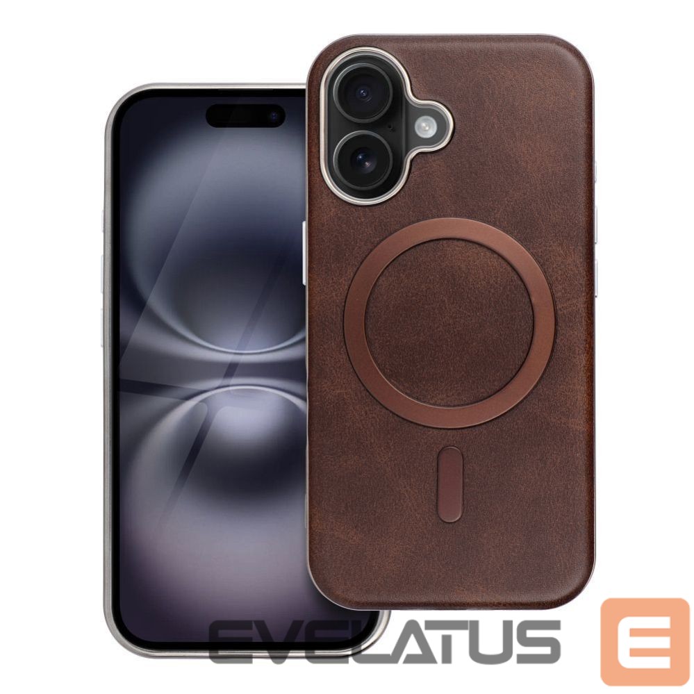 Aizmugurējais vāciņš OEM Case for iPhone 17 AIR Gentleman Mag Cover compatible with MagSafe brown
