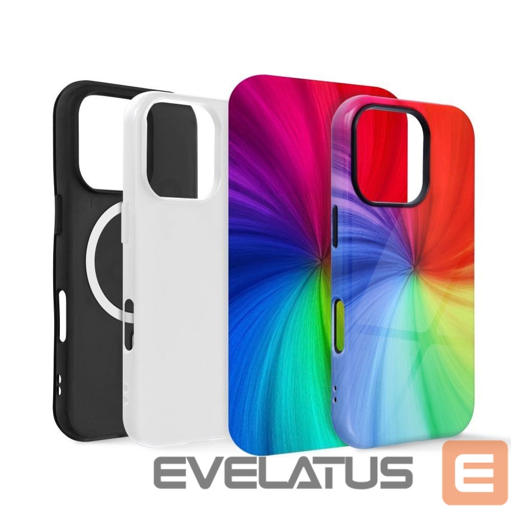 Aizmugurējais vāciņš OEM - Case double layer for sublimation compatible with MagSafe for IPHONE 17 Pro Max