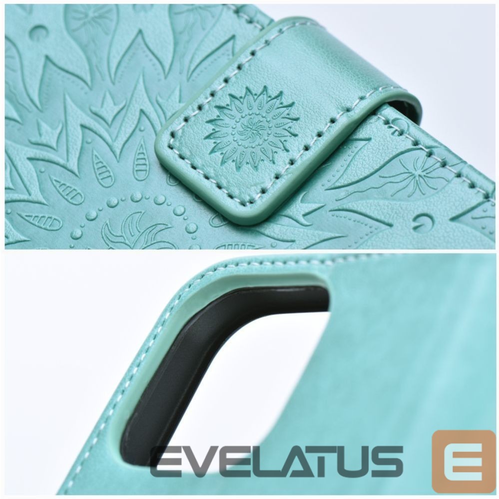 Aizmugurējais vāciņš OEM - Flip case for iPhone 7 / 8 / SE 2020 / SE 2022 Mezzo Book mandala green
