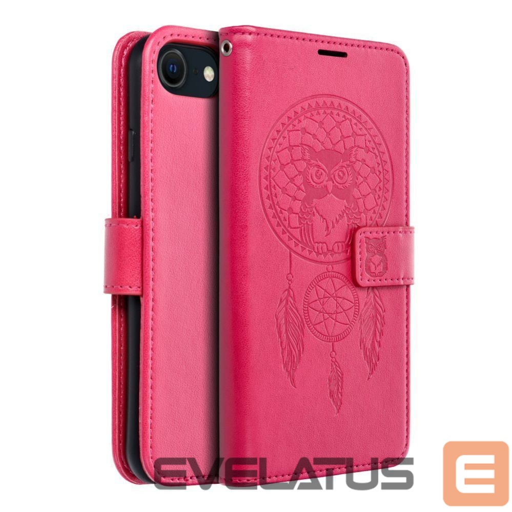 Aizmugurējais vāciņš OEM - Flip case for iPhone 7 / 8 / SE 2020 / SE 2022 Mezzo Book dreamcatcher magenta