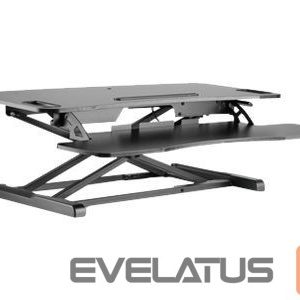 Biroja piederumi Digitus  DA-90380-1 Ergonomic Workspace Riser | 10-50 cm | Maximum load weight 15 kg | Black