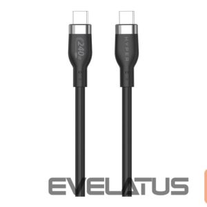 Kabelis HYPER  | 2M Silicone 240W USB-C Charging Cable | USB-C to USB-C 
