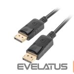 Kabelis Lanberg  DisplayPort Cable 19 Pin V1.2 4K, 3 m | CA-DPDP-10CC-0030-BK | DisplayPort to DisplayPort 