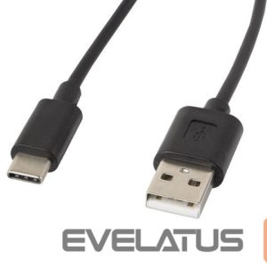 Kabelis Lanberg  USB Type-A to USB Type-C 2.0 Cable, 1.8 m | CA-USBO-10CC-0018-BK | USB Type-A to USB Type-C 
