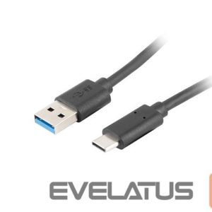 Kabelis Lanberg  USB Type-C to USB Type-A 3.1 Cable, 1.8 m | CA-USBO-31CU-0018-BK | USB Type-C to USB Type-A 