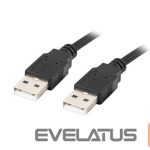 Kabelis Lanberg  Cable USB-A 2.0 | CA-USBA-20CU-0018-BK | USB Type-A to USB Type-A 