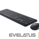 Datora tastatūra Dell  KM3322W Keyboard and Mouse Set Wireless Ukrainian Black Numeric keypad 