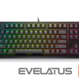 Datora tastatūra Dell  Alienware Tenkeyless AW420K | Gaming Keyboard | Wired | EN | Dark Side of the Moon | CHERRY MX Red 