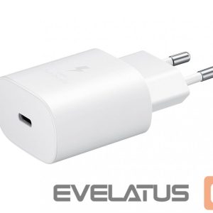 Adapteris Samsung  EP-TA800EWE Samsung USB-C 25W Travel Charger White (OOB Bulk)