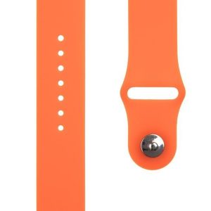 Siksniņa Tactical  22mm Silicone Watch Strap and Watch Band Orange