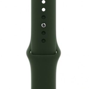 Siksniņa Just Must Universal JM LIQUID SILICONE case for Apple watch band 38/40/41 Olive Green