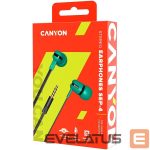 Vadu austiņas Canyon  SEP-4 Stereo earphone with microphone 1.2m flat cabl 