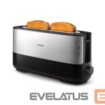 Tosters Philips  Toaster HD2692/90 Viva Collection Power 950 W, Number of slots 2, Housing material  Metal/Plastic, Black 