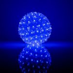 Virtene iekštelpām iLike N/A Bumba ar puķēm RS-209 100LED D-14cm Blue