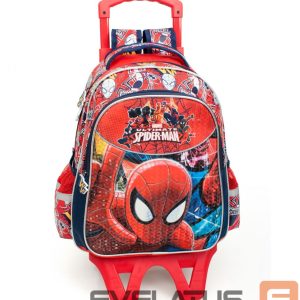 Somas un mugursomas Marvel  Premium Ceļa soma zēniem 2 vienā Ultimate Spiderman 3D Deluxe XL 40210C Red
