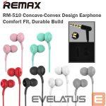 Vadu austiņas Remax Universal Earphone RM-510 Universal 3,5mm Grey