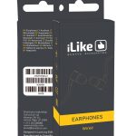 Vadu austiņas iLike - Earphones IEA01WH 3.5mm White
