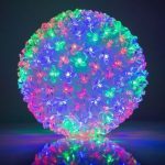 Virtene iekštelpām KL  50 LED bumbinas 2 color in 1 ball Multi Color