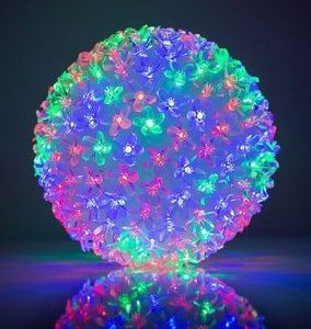Virtene iekštelpām KL  50 LED bumbinas 2 color in 1 ball Multi Color