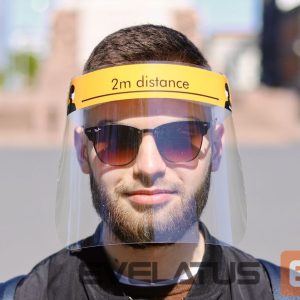 Sejas aizsardzība iLike - Face Shield 0.3mm with sponge 