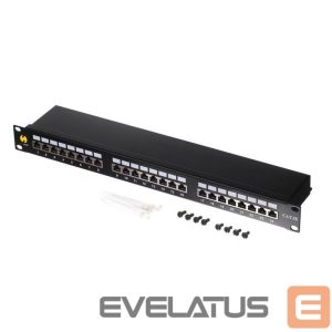 Datoru piederumi Netrack  patch panel 19 24 