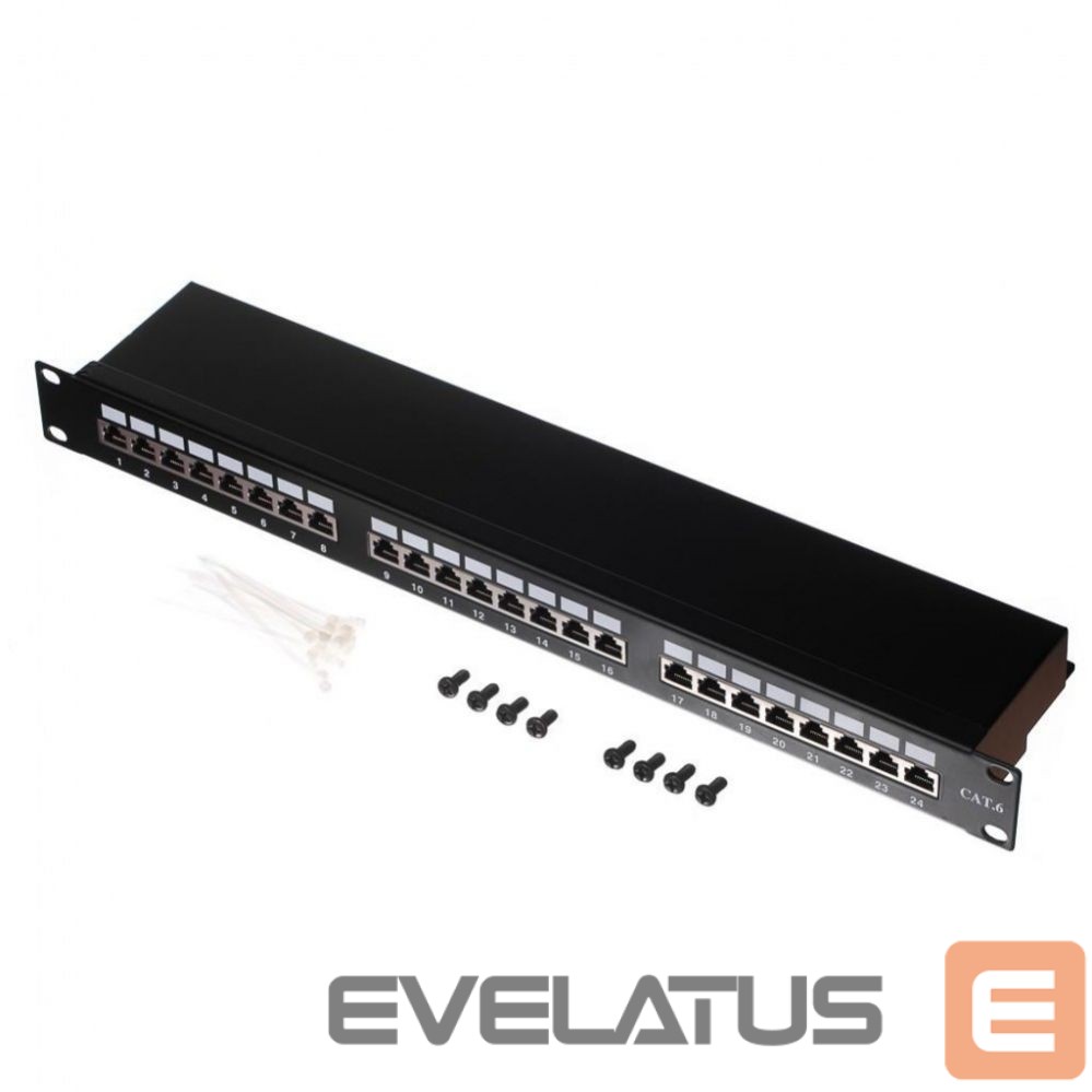 Datoru piederumi Netrack 104-07 patch panel 19 24