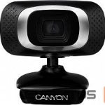 Видеокамера Canyon  Webcam 720P HD with USB2.0 connector 360 Black