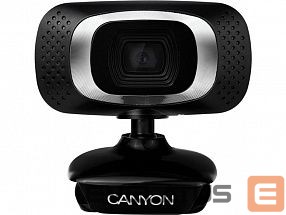 Video kamera Canyon  Webcam 720P HD with USB2.0 connector 360 Black
