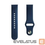 Siksniņa Evelatus  Evelatus watch 22mm Silicone Loop Watch Straps (S/M 110mm) Blue