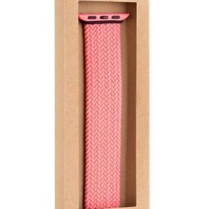 Siksniņa Tactical Apple Watch 38mm / 40mm Size S Braided String Band Pink