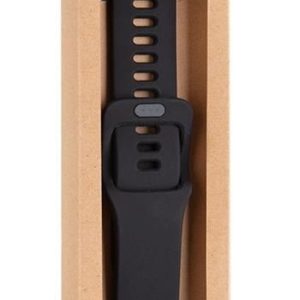 Siksniņa Tactical Apple Watch 42mm / 44mm Silicone Band with Buckle Black