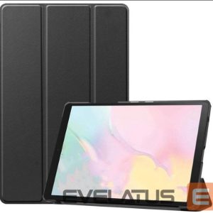 Maciņš grāmata Evelatus  Galaxy Tab A7 10.4 (2022) with imitate microfiber inside Black