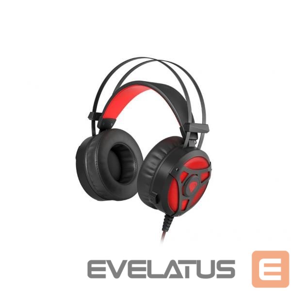 Bezvadu austiņas Genesis Gaming Headset Neon 360 Stereo Built-in microphone, Black/Red, Wired