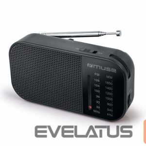 Interaktīvs risinājums Muse  M-025 R, Portable radio, Black 