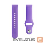 Siksniņa Evelatus  Evelatus 22mm Silicone Loop Watch Straps (S/M 110mm) Deep Purple