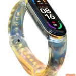 Siksniņa iLike  Silicone band strap for Xiaomi Mi Band 6 / 5 Yellow
