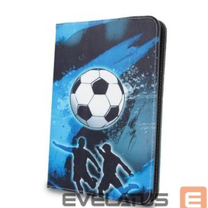 Maciņš grāmata iLike  Universal case Football for tablet 7-8 Blue