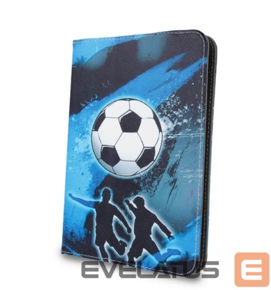 Maciņš grāmata iLike Universal case Football for tablet 7-8 Blue