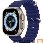 Siksniņa Dux Ducis Apple Silicone Strap for Apple Watch 38/40/41/42MM Navy Blue