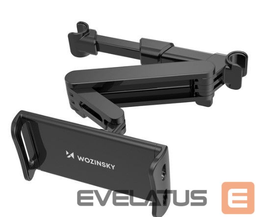 Turētāji un statīvi Wozinsky adjustable tablet or phone headrest holder Black