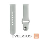 Siksniņa Evelatus  Evelatus Watch 20mm Silicone Loop Watch Straps (130mm M/L) Silver
