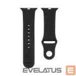 Siksniņa Connect  Watch 38/40/41mm Silicone Loop Watch Strap (110mm S/M) Black