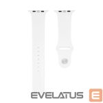 Siksniņa Connect  Watch 42/44/45mm Silicone Loop Watch Strap (S/M 110mm) White